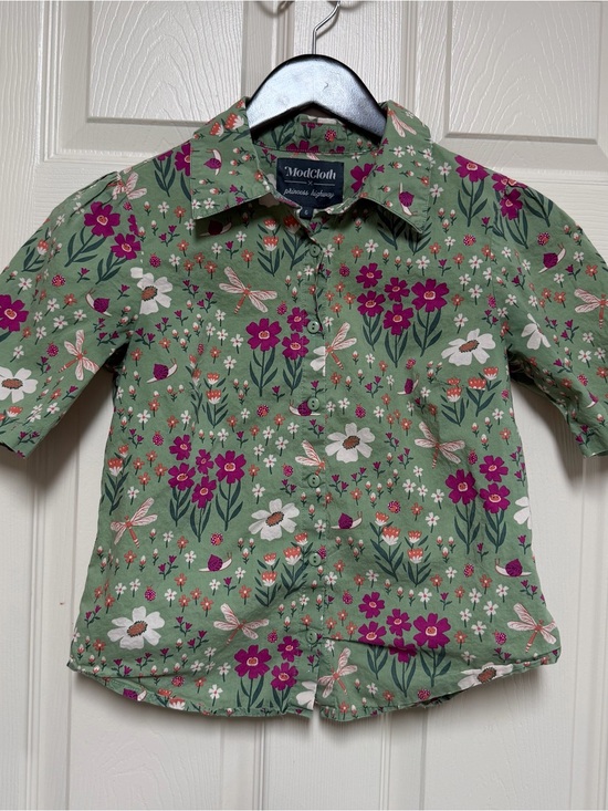 Modcloth Tops - ModCloth x Princess Highway Flower Dragonflies Top
